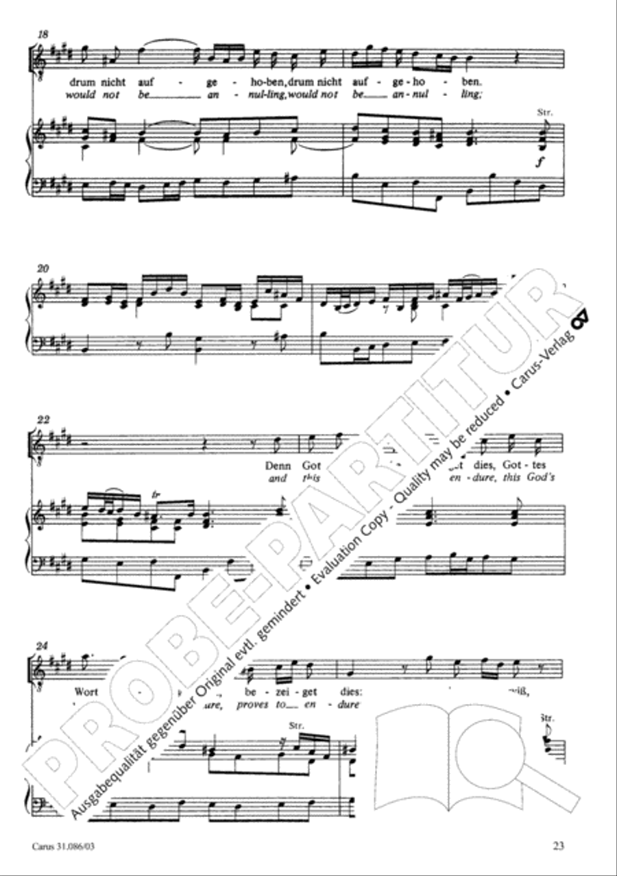 Truly, truly I say to you (Wahrlich, wahrlich, ich sage euch) 4-Part scores gallery preview page 24