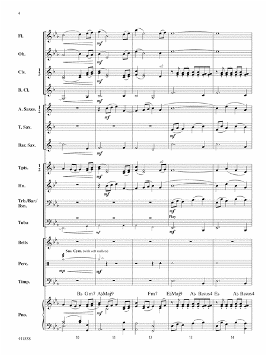 Dancing Kites: Score Dancing Kites: Score Concert Band scores gallery preview page 4