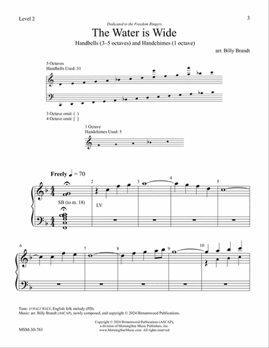 The Water Is Wide 5-Octaves scores gallery preview page 3