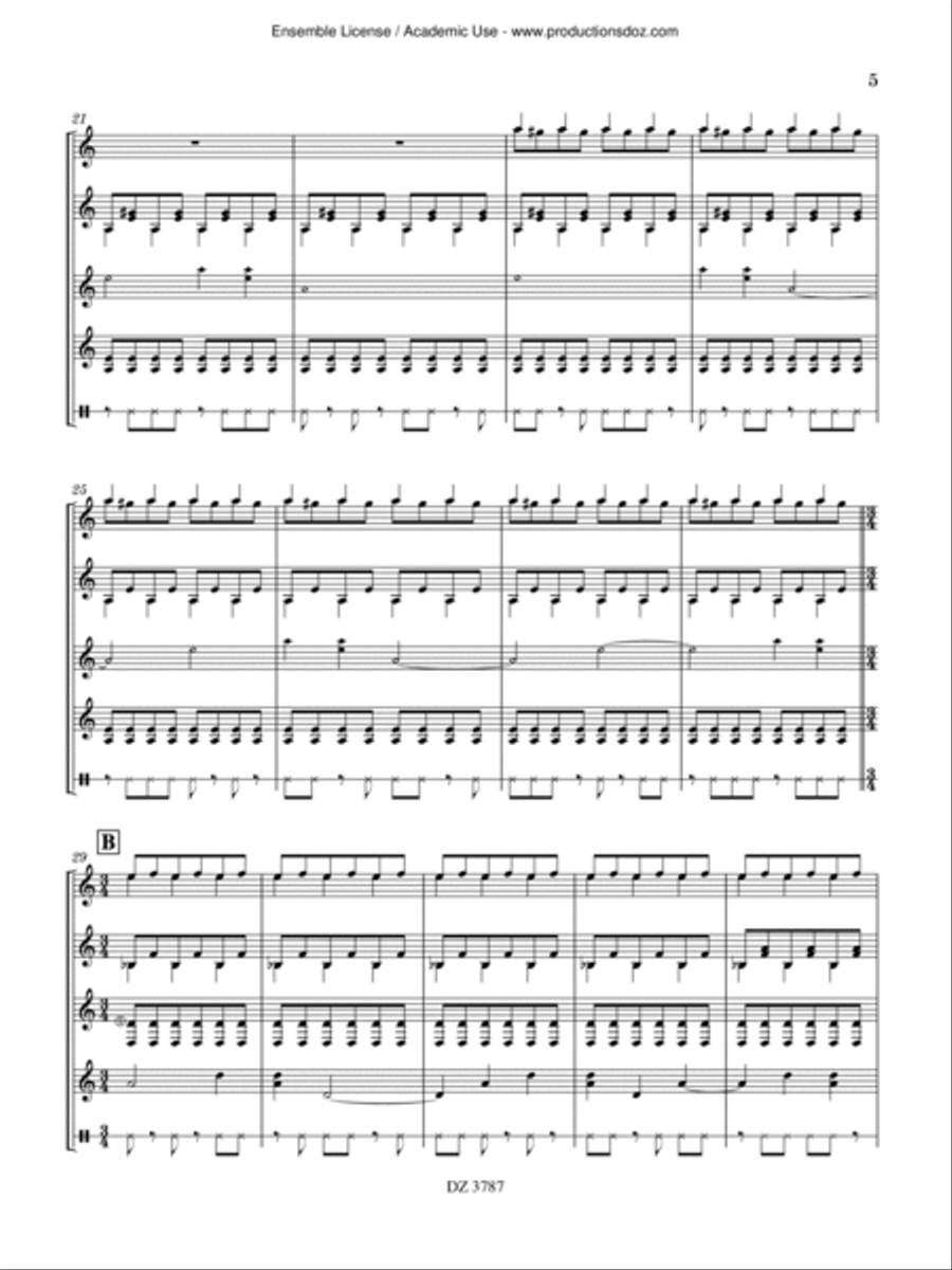 Chromodrones Chromodrones Guitar Ensemble scores gallery preview page 5