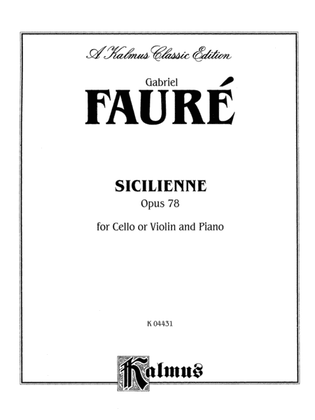 Book cover for Fauré: Sicilienne, Op. 78