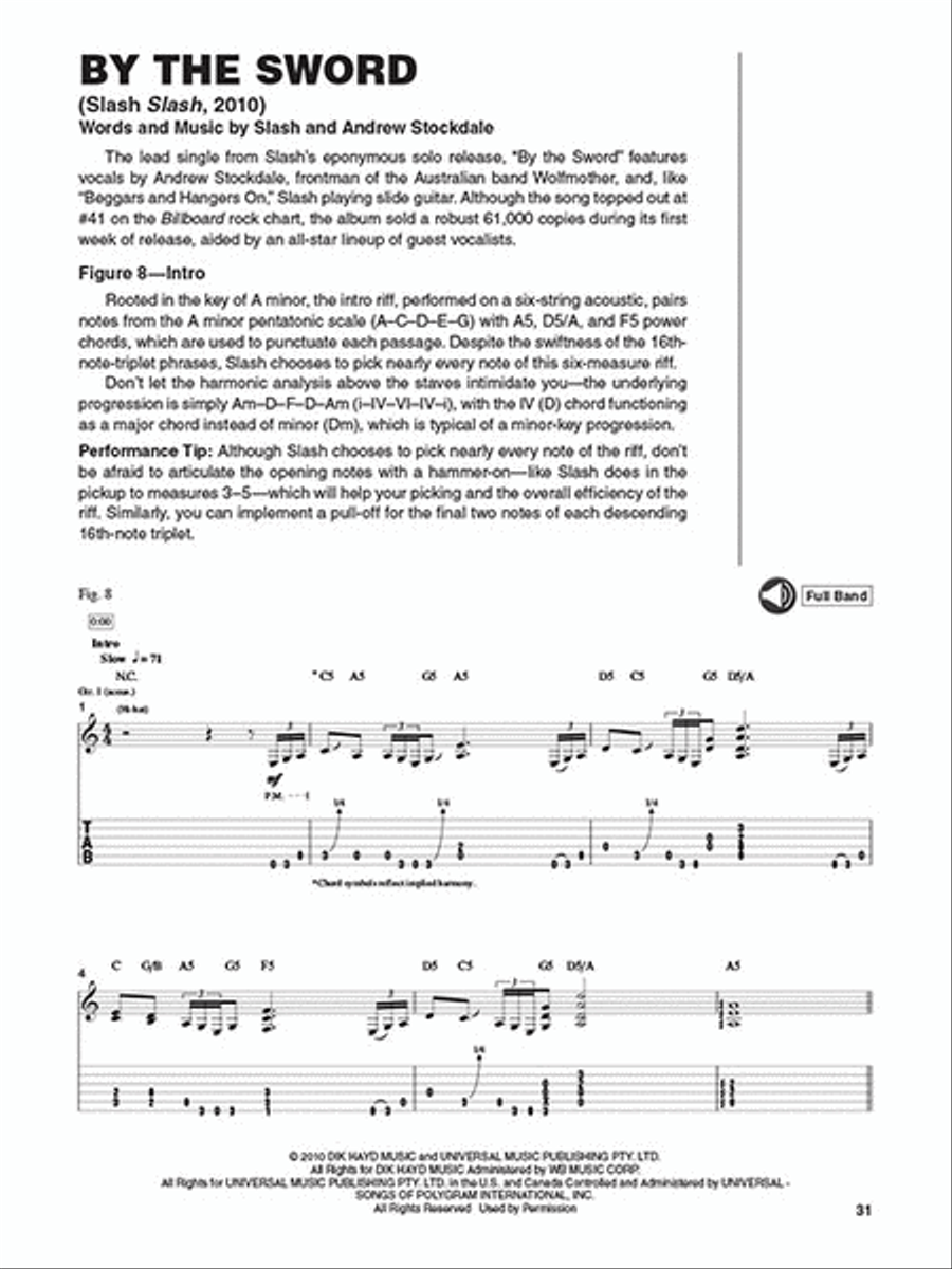 Slash – Signature Licks Electric Guitar scores gallery preview page 6