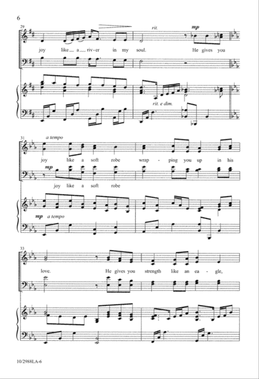 I've Got Peace I've Got Peace 4-Part scores gallery preview page 6