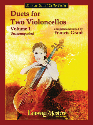 Book cover for Duets for Two Cellos, vol. 1