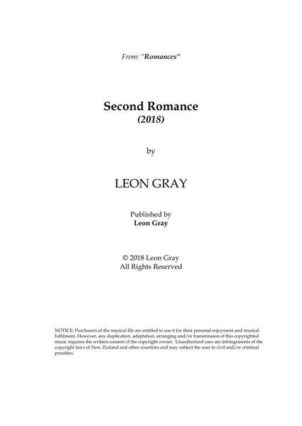 Second Romance, 2018, Leon Gray