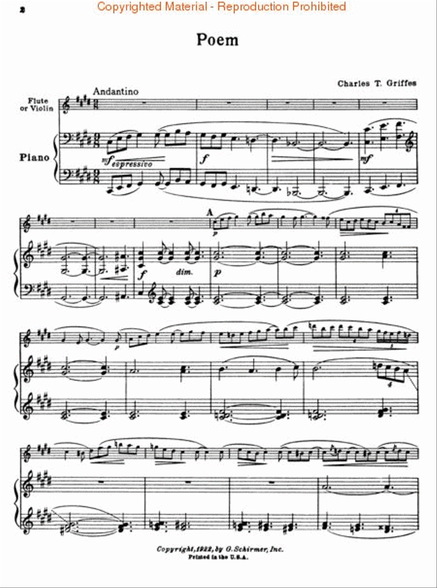 Poem Flute Solo scores gallery preview page 2