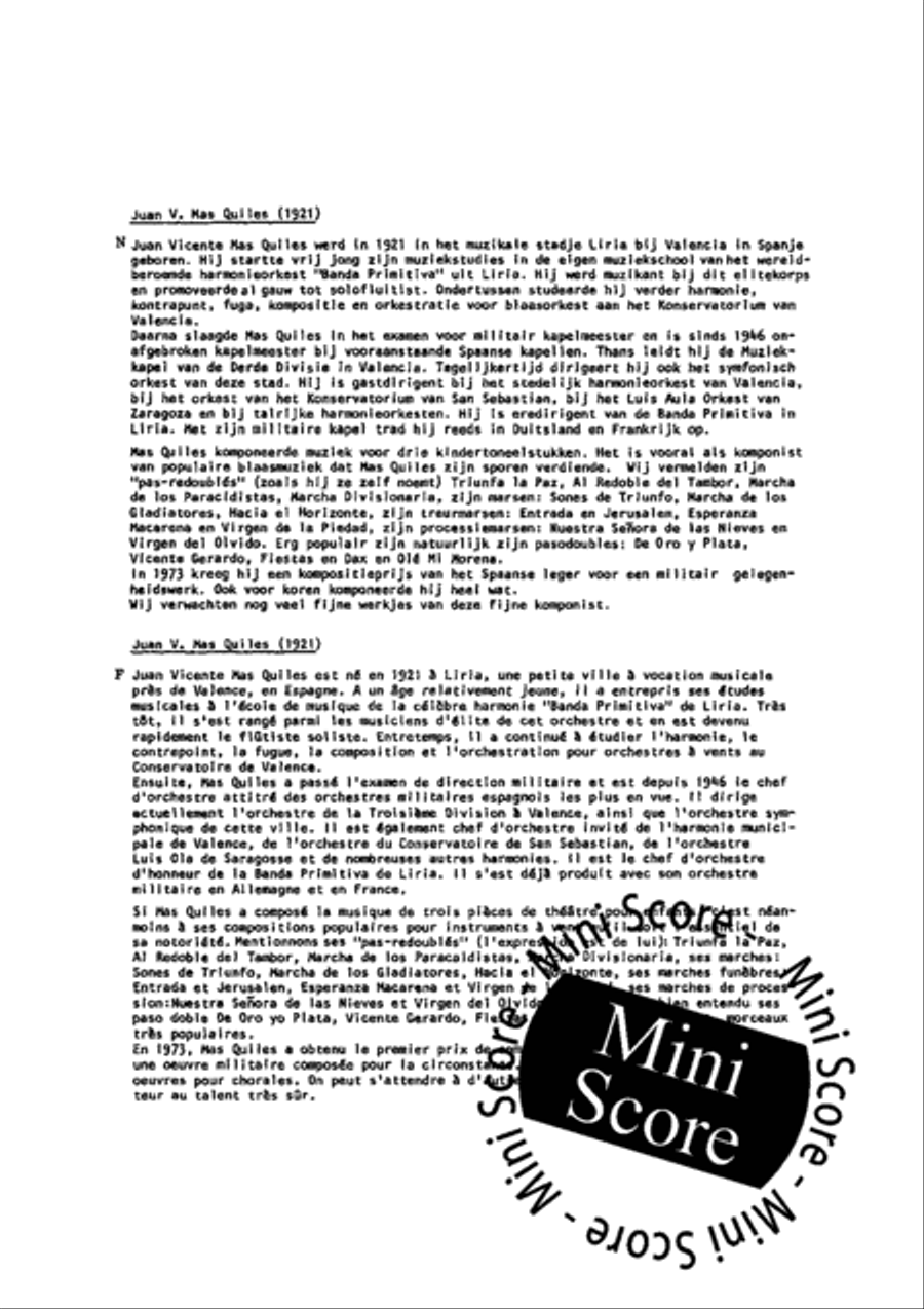 Laurona Marcha Fanfare Band scores gallery preview page 4