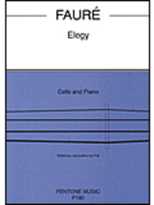 Book cover for Elegy Op. 24