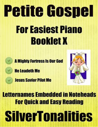 Book cover for Petite Gospel for Easiest Piano Booklet X