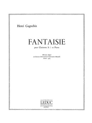 Fantaisie (clarinet & Piano)