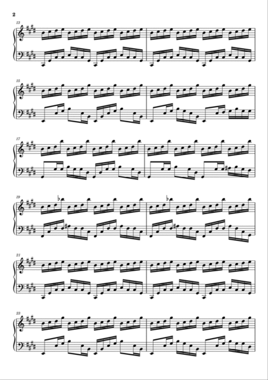 I Love You Piano Solo scores gallery preview page 2