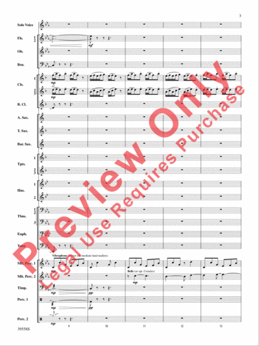 I Was Born for This Concert Band scores gallery preview page 4