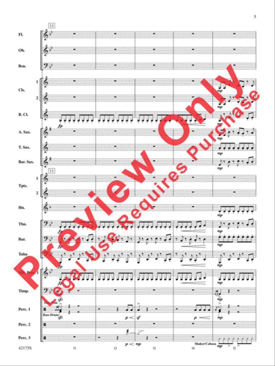 Hyperdrive Concert Band scores gallery preview page 5