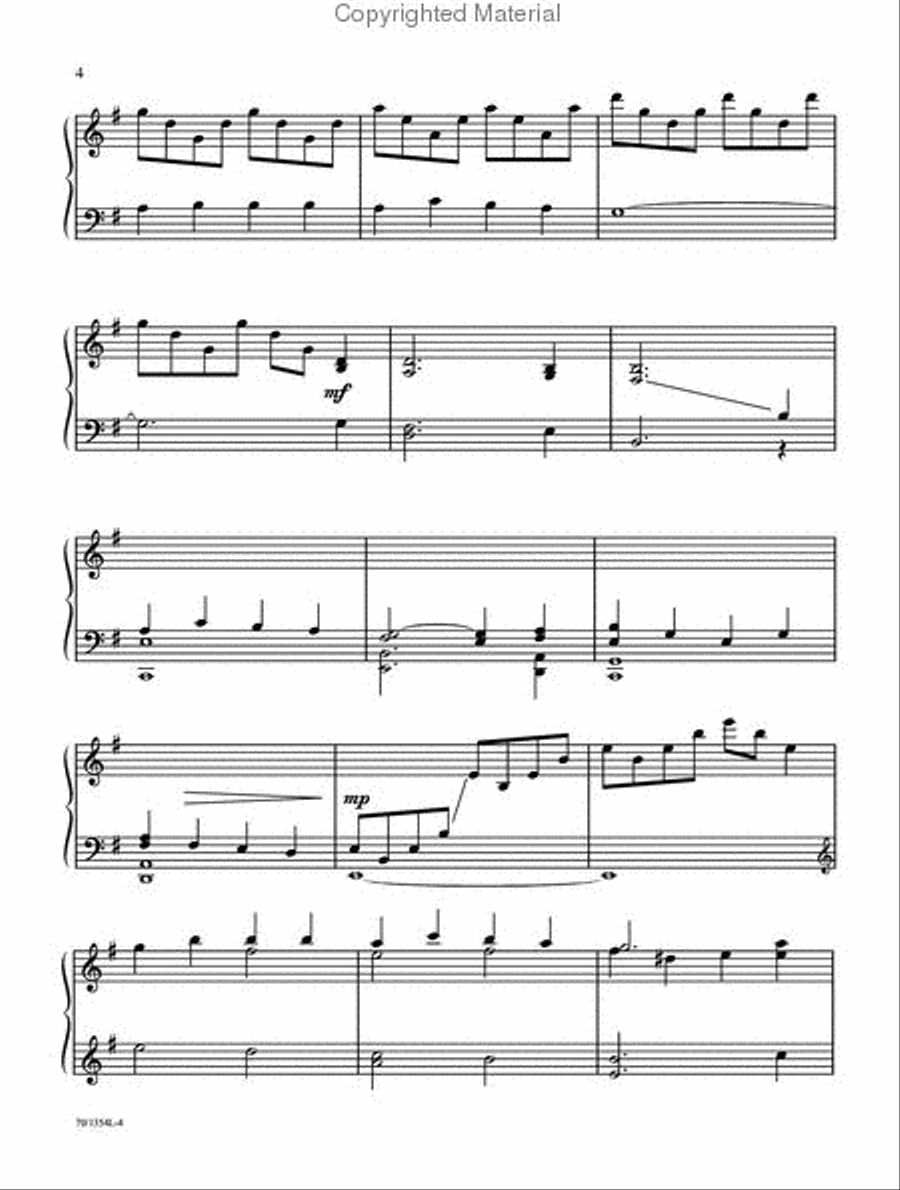Portraits of Christmas Piano Solo scores gallery preview page 3