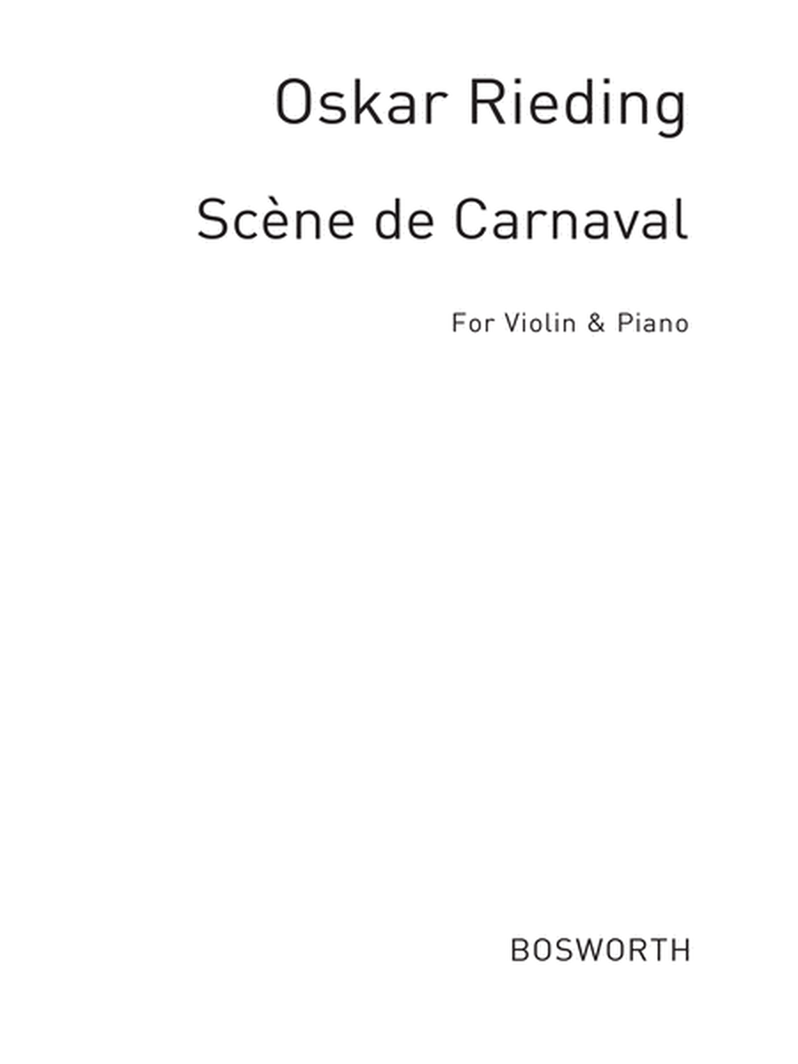 Scene De Carneval Op.33