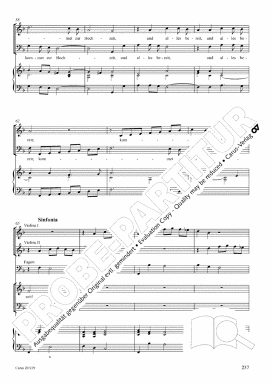 Opera varia I. Works with 1-7 parts (Complete edition, vol. 19) [Werke mit 1-7 obligaten Stimmen] Score scores gallery preview page 294