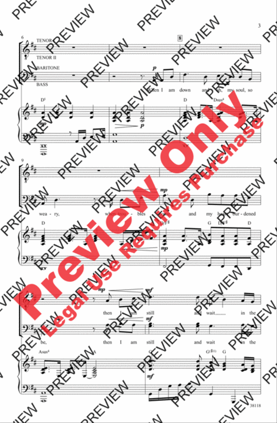 You Raise Me Up You Raise Me Up Men's Choir scores gallery preview page 3