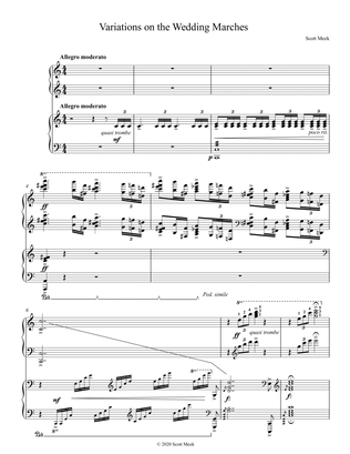 Variations on The Wedding Marches (Piano 4-hands)