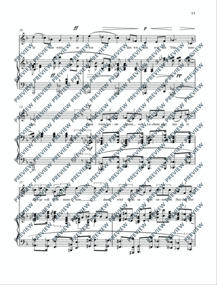 Zwei Geistliche Lieder Voice scores gallery preview page 12