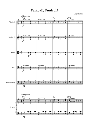 Funiculì, Funiculà - String Quintet & Piano