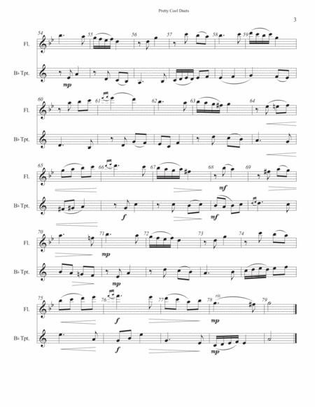 Pretty Cool Duets for Flute and Trumpet image number null