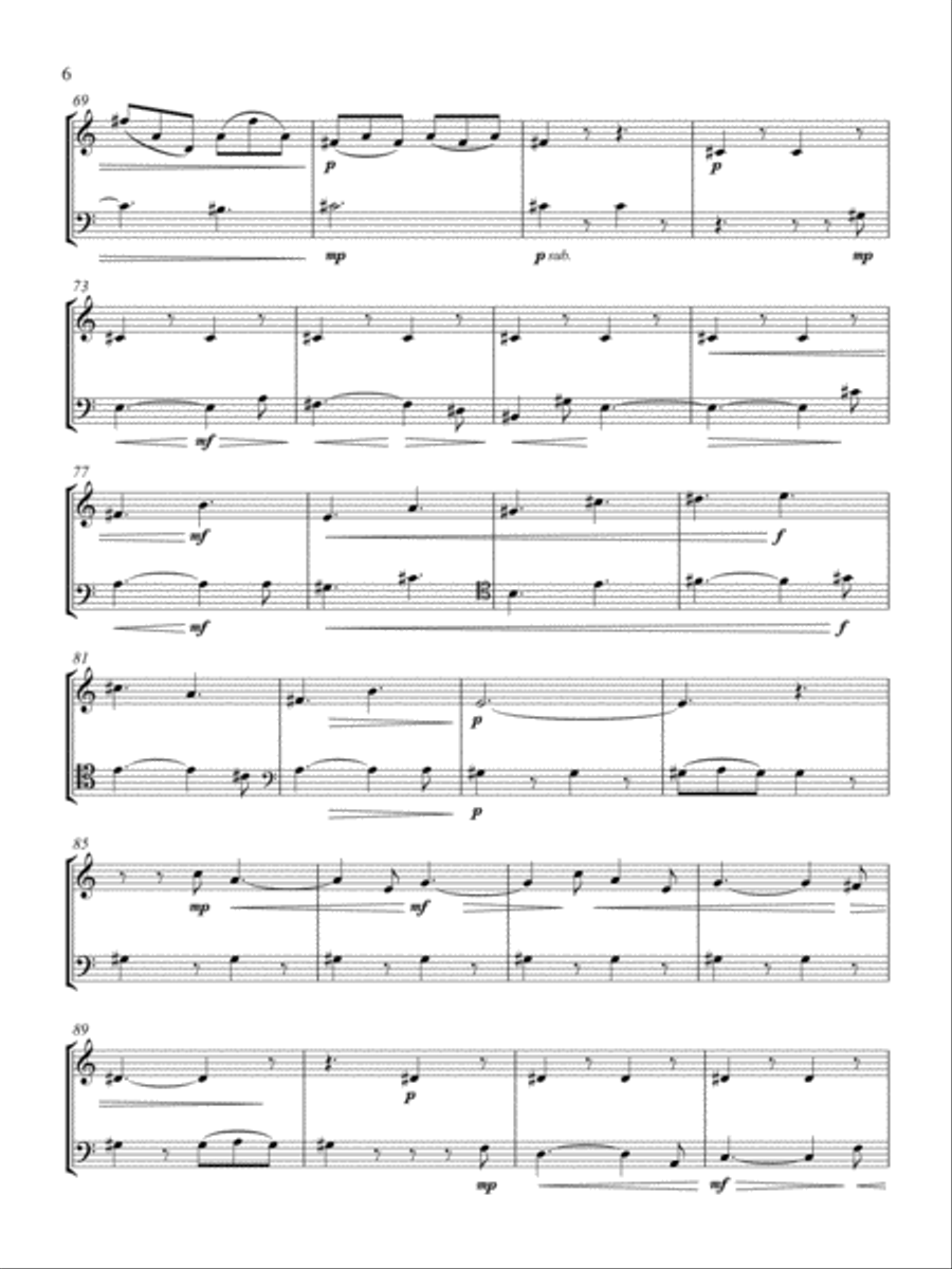 Prelude Variations Cello scores gallery preview page 6