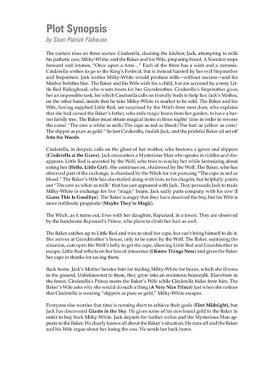 Into the Woods – Revised Edition Piano, Vocal scores gallery preview page 5