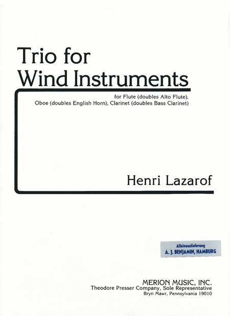 Trio For Wind Instruments