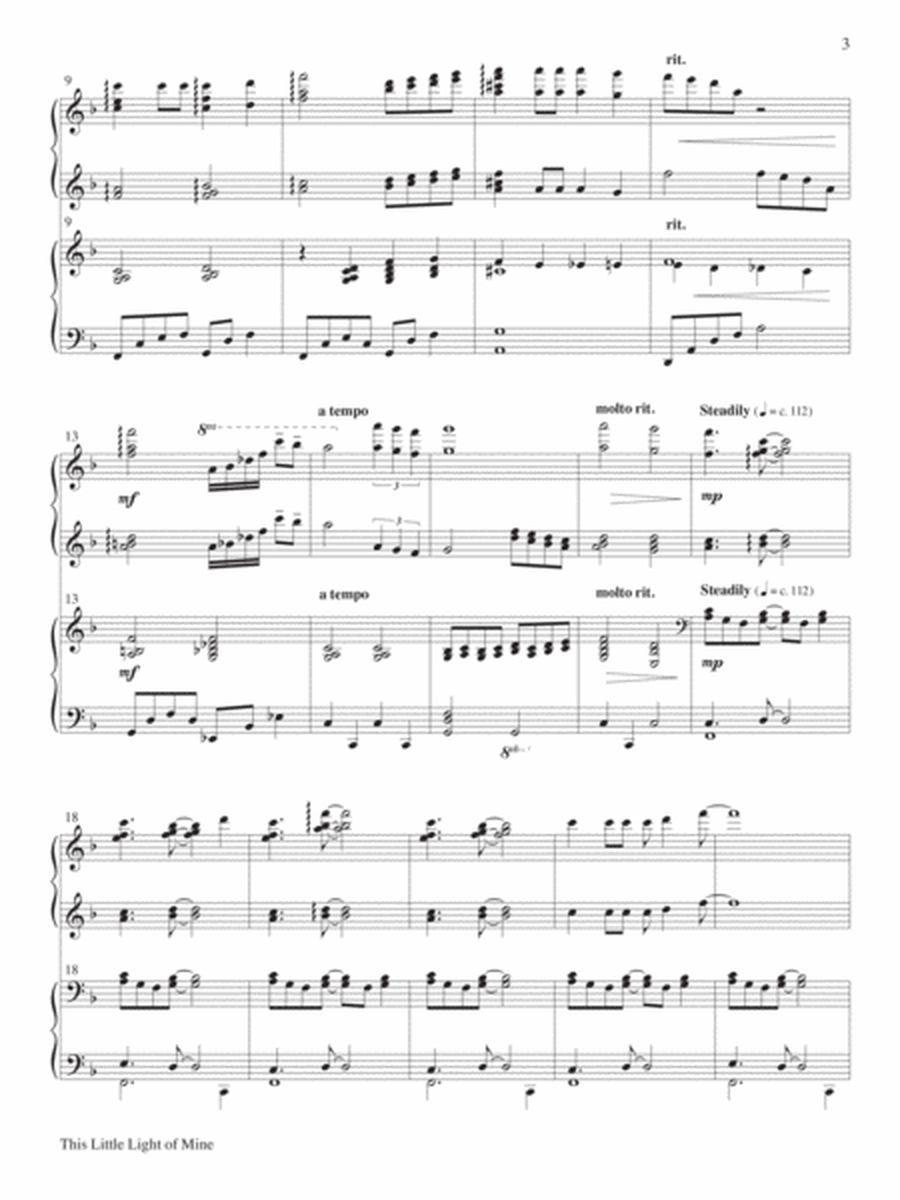 Gospel Blues for 4-Hand Piano