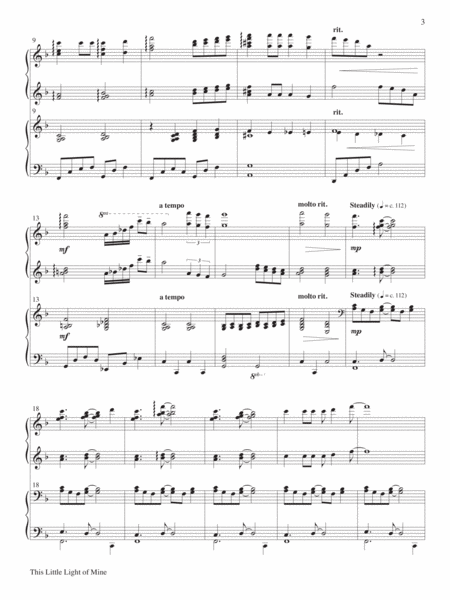 Gospel Blues for 4-Hand Piano by Joel Raney Piano Accompaniment - Sheet Music