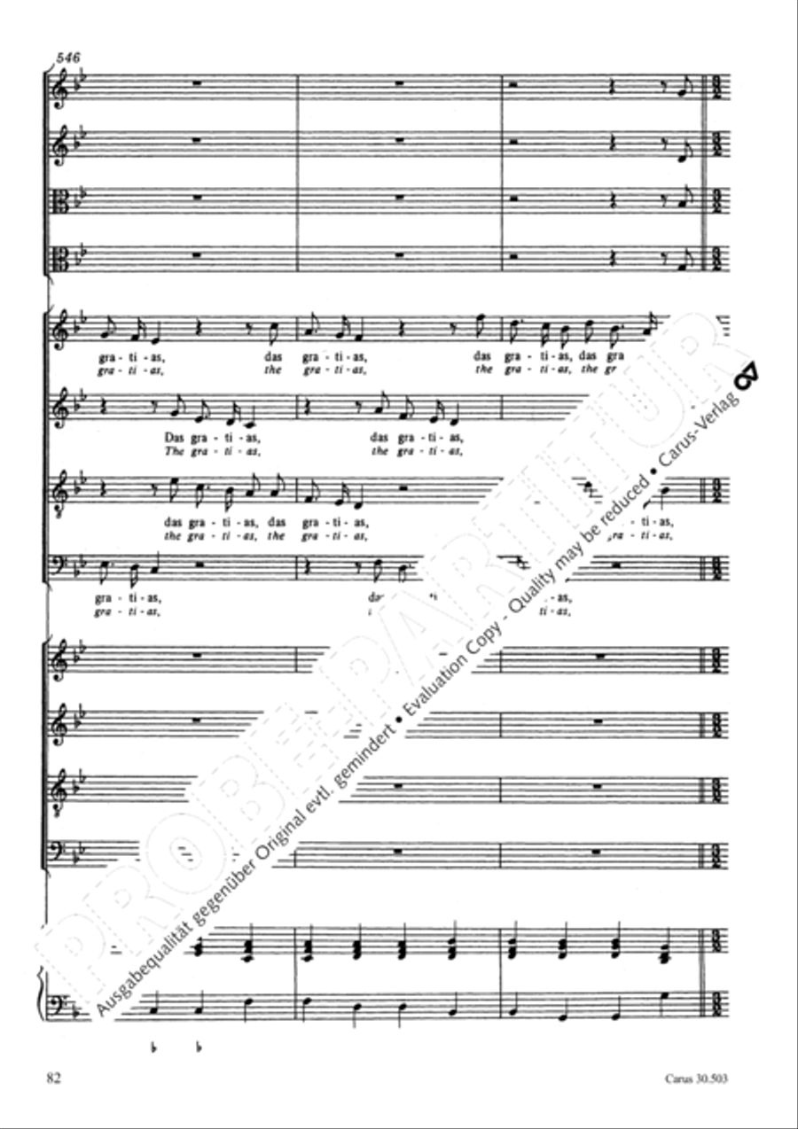 My beloved, you are fair (Meine Freundin, du bist schon) 4-Part scores gallery preview page 85