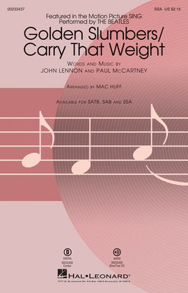 Book cover for Golden Slumbers/Carry That Weight