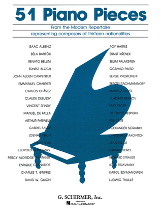 Book cover for 51 Pieces from the Modern Repertoire