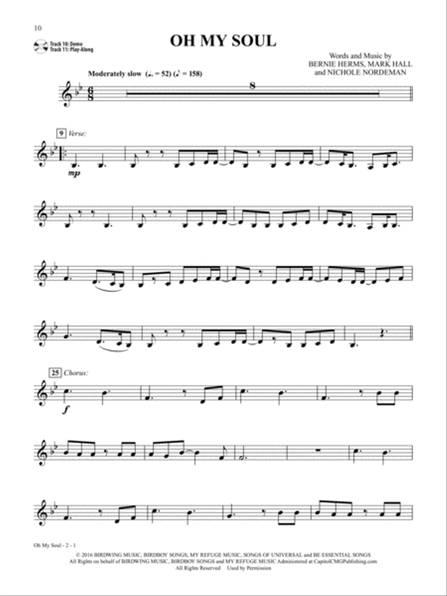 Top Christian Hits Instrumental Solos Horn Solo scores gallery preview page 4