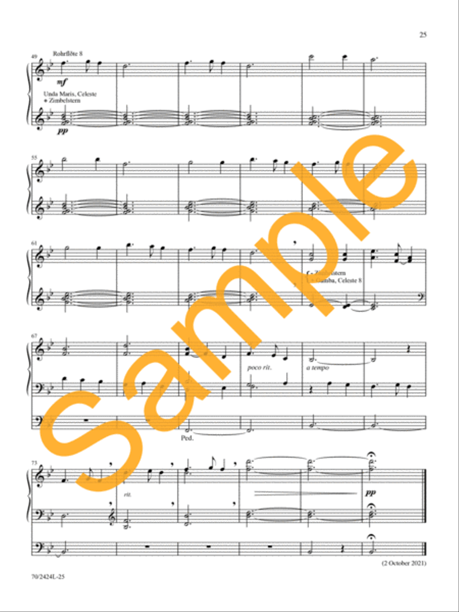 Advent to Ascension Organ Solo scores gallery preview page 21