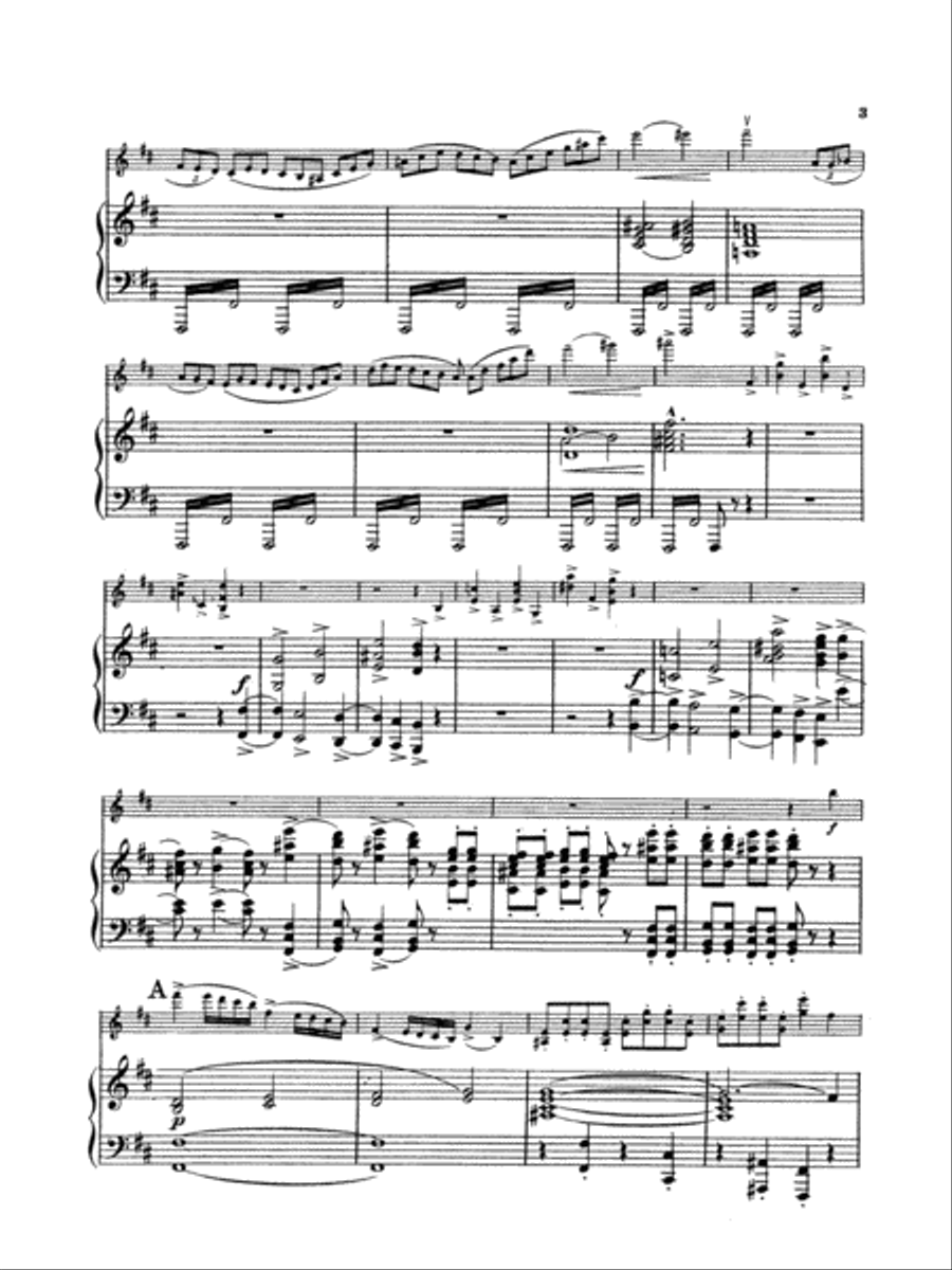 Violin Concerto, No. 3 Violin Concerto, No. 3 Small Ensemble scores gallery preview page 4