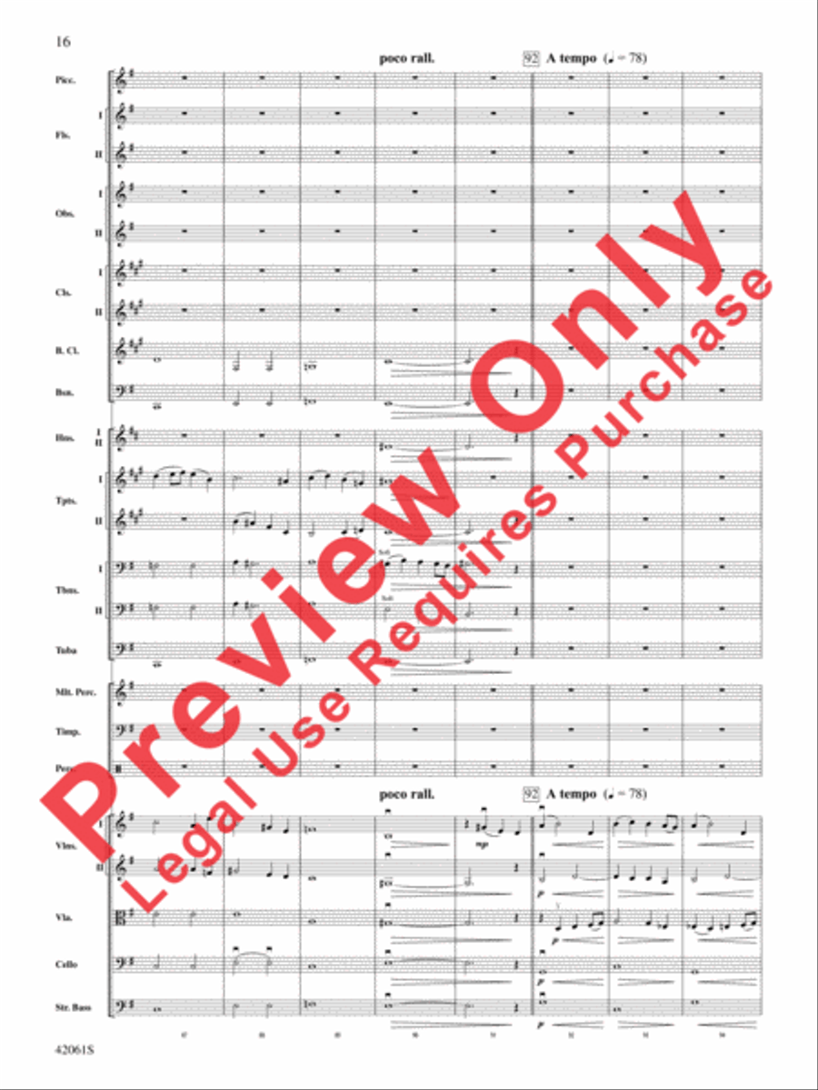 South County Sketches Full Orchestra scores gallery preview page 17