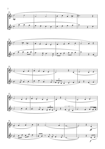 God Rest You Merry, Gentlemen (for euphonium duet (treble clef, 3 or 4 valved), suitable for grades image number null