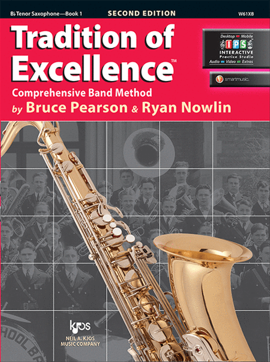 Tradition of Excellence Book 1 - Bb Tenor Saxophone Concert Band Methods scores gallery preview page 1
