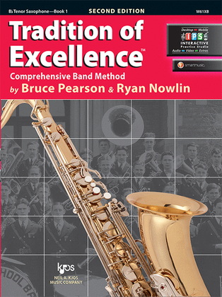 Book cover for Tradition of Excellence Book 1 - Bb Tenor Saxophone