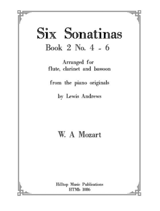 Mozart Six Sonatinas Book 2 No. 4 - 6