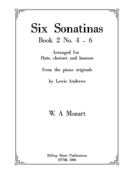 Mozart Six Sonatinas Book 2 No. 4 - 6 image number null