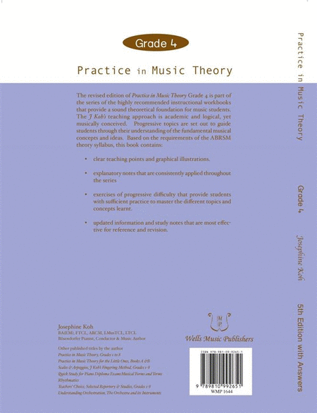 Practice In Music Theory - Grade 4