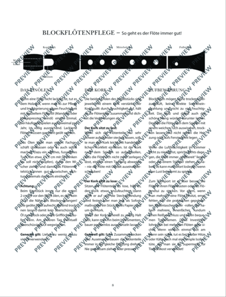 Altblockflötenschule Alto Recorder scores gallery preview page 9