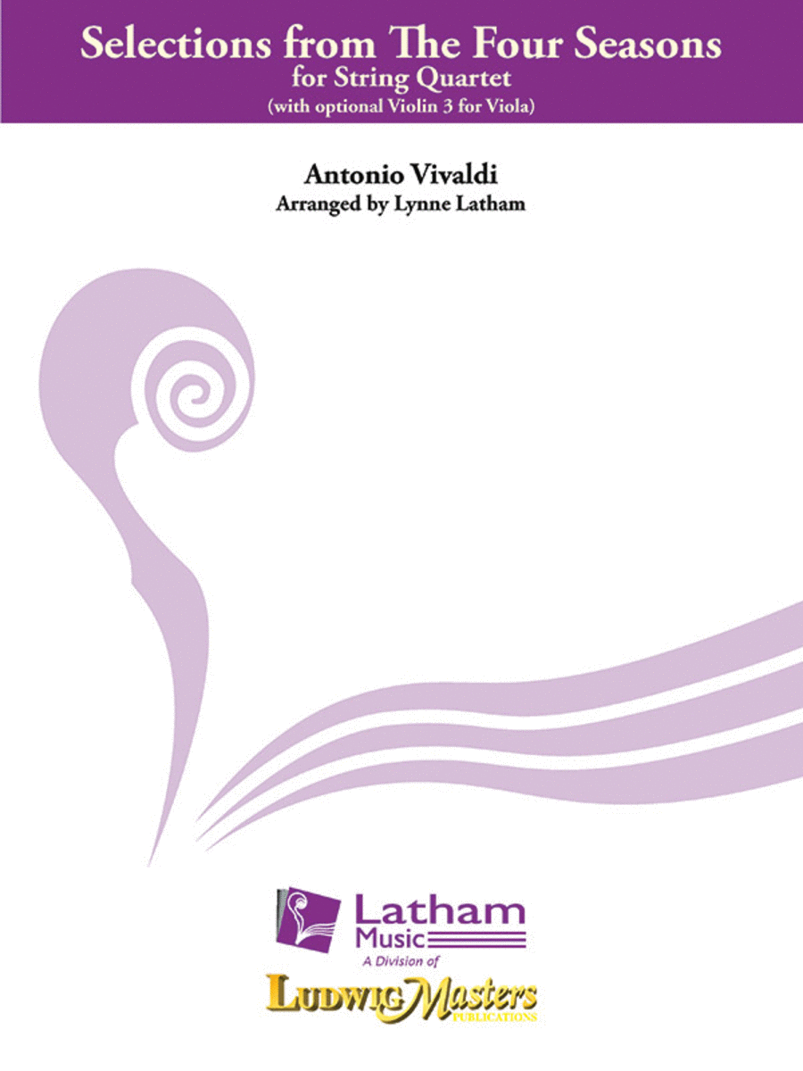 Selections from the Four Seasons for String Quartet String Quartet scores gallery preview page 1