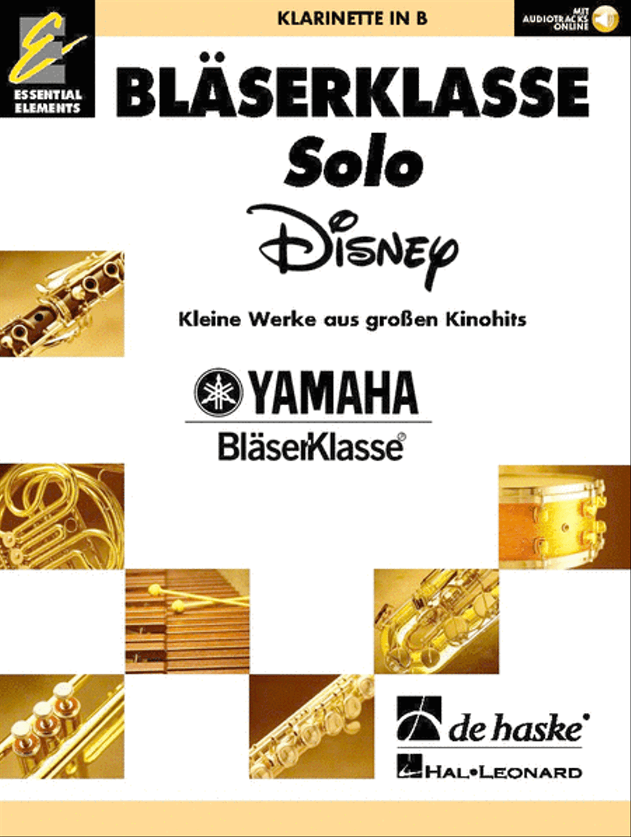 BläserKlasse Disney - Klarinette in B Clarinet Solo scores gallery preview page 1