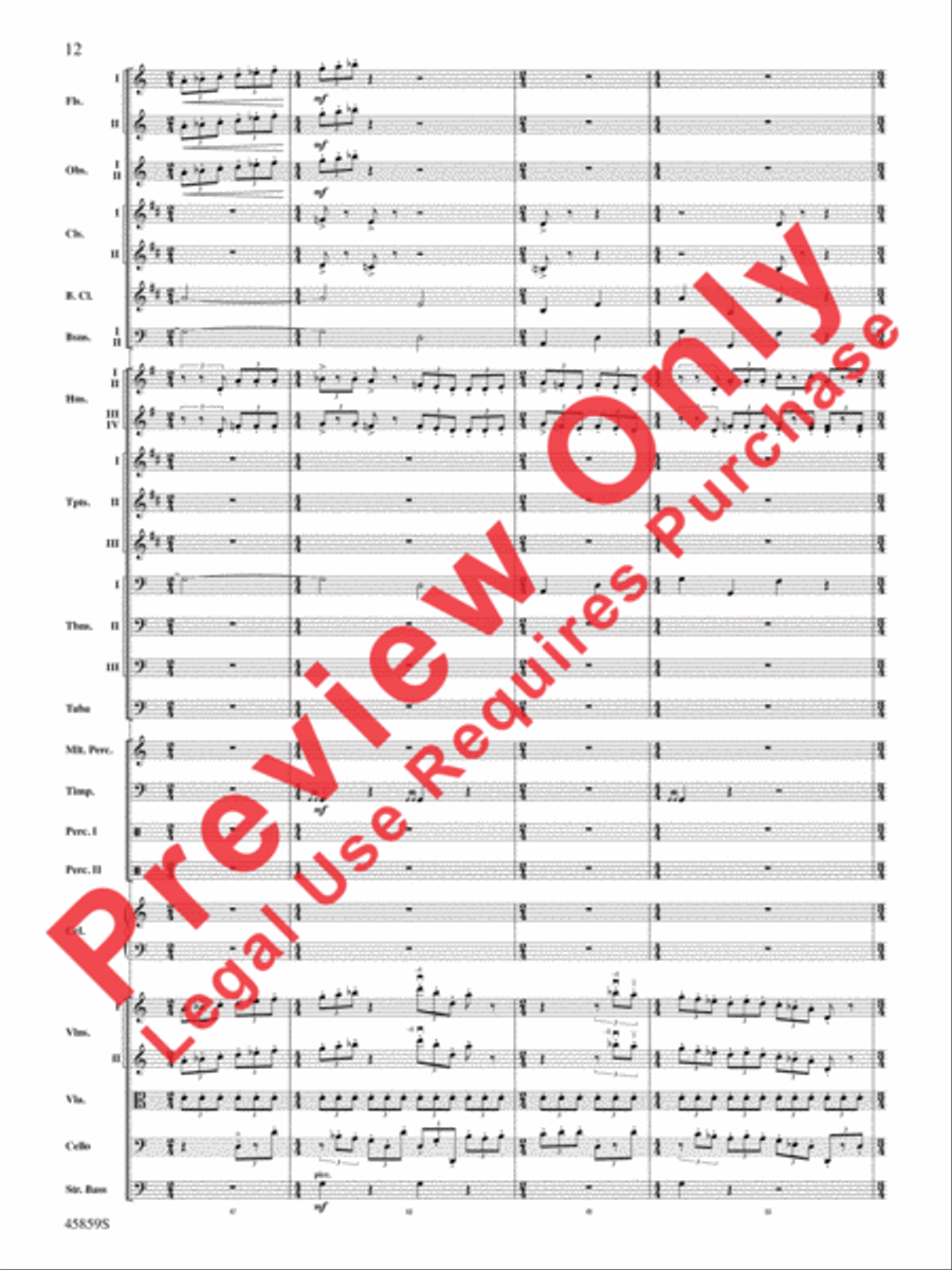 Fantastic Beasts and Where to Find Them Full Orchestra scores gallery preview page 12