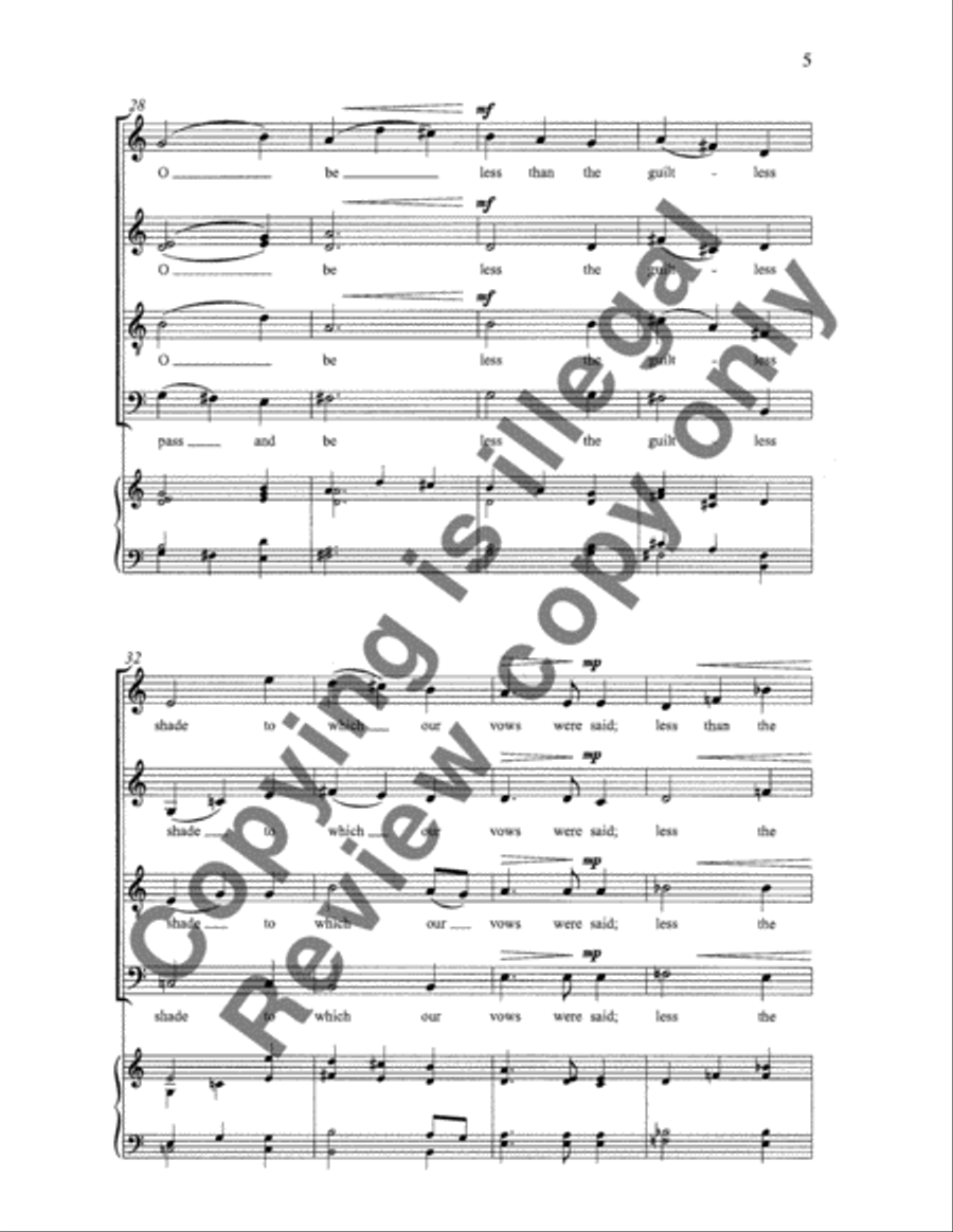 The Blue Estuaries: 3. To Be Sung on the Water Divisi scores gallery preview page 11