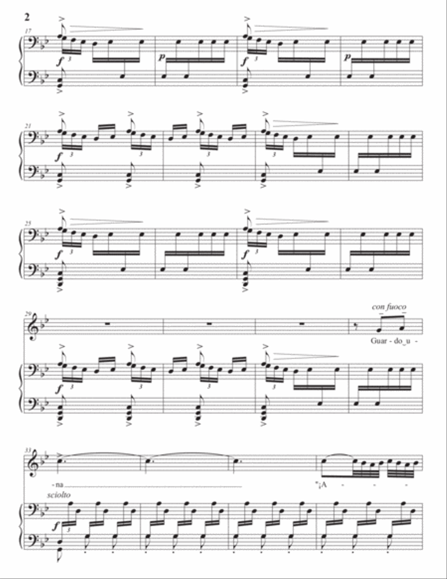 DE FALLA: Polo (transposed to G minor) Voice scores gallery preview page 3