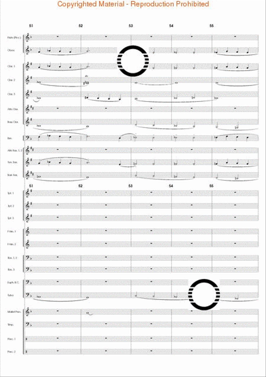 Black Granite III Concert Band scores gallery preview page 12